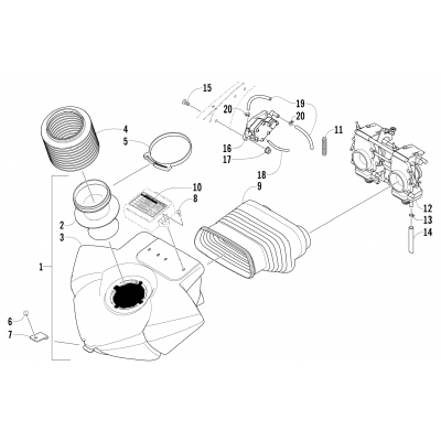 AIR SILENCER ASSEMBLY