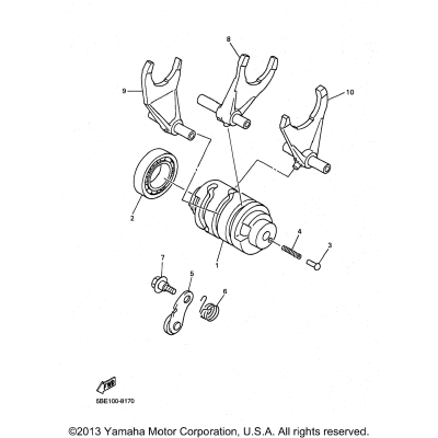 Shift Cam Shift Fork