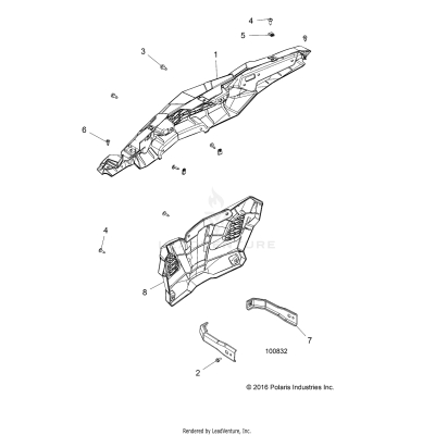 BODY, BUMPER, REAR - A17DCE87AU (100832)
