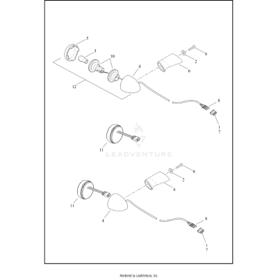 TURN SIGNALS, REAR - FLFBS, FLSB, FXBBS, FXFBS, FXLRS, FXST, FXBR