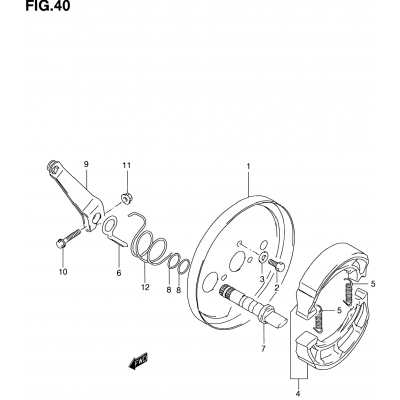 FRONT WHEEL BRAKE