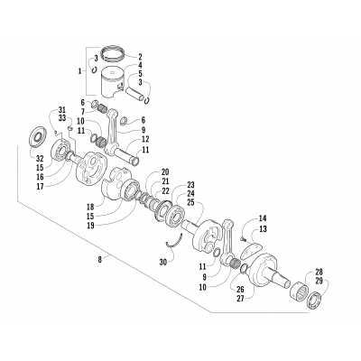 PISTON AND CRANKSHAFT