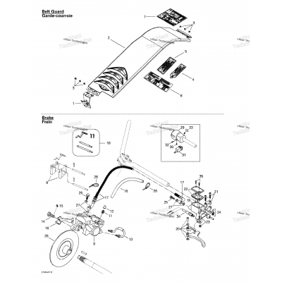 Hydraulic Brake And Belt Guard