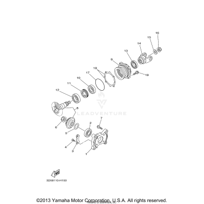 MIDDLE DRIVE GEAR