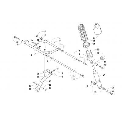 REAR SUSPENSION FRONT ARM ASSEMBLY