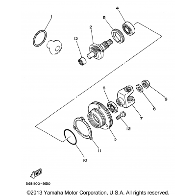 Middle Drive Gear