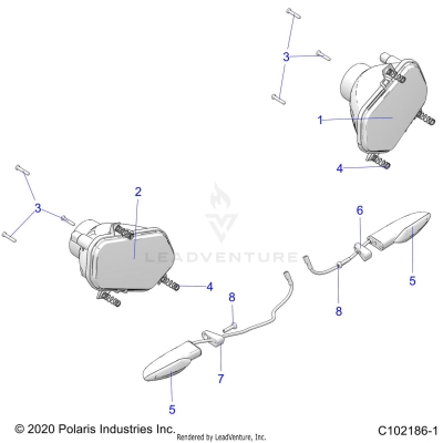 ELECTRICAL, HEADLIGHTS - A25SGE95CT/ET (C102186-1)
