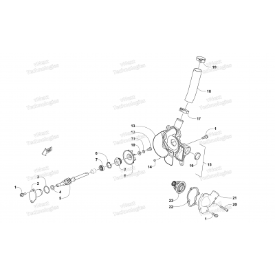 WATER PUMP AND THERMOSTAT