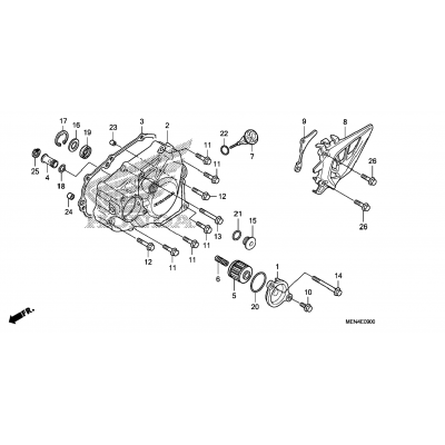 LEFT CRANKCASE COVER