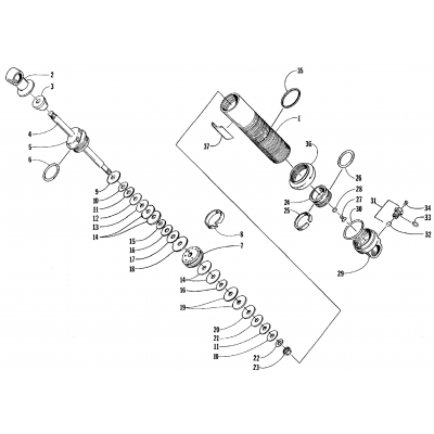 FRONT SUSPENSION SHOCK ABSORBER