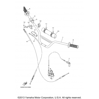 Steering Handle Cable