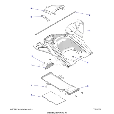 BODY, STORAGE, REAR - A25SGE95CT/ET (C0211579)