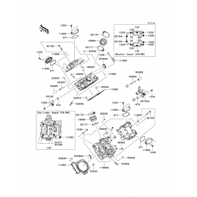 Cylinder Head(VF750DE095937∼)