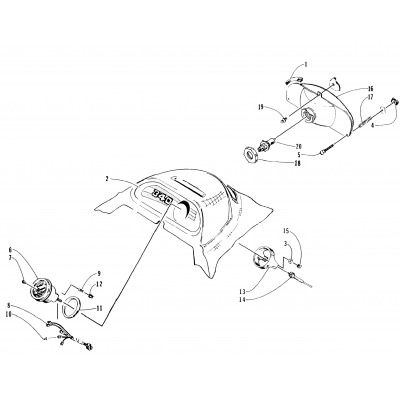 HEADLIGHT AND INSTRUMENT POD