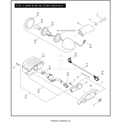 TAIL LAMP & REAR TURN SIGNALS