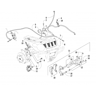 HYDRAULIC BRAKE ASSEMBLY