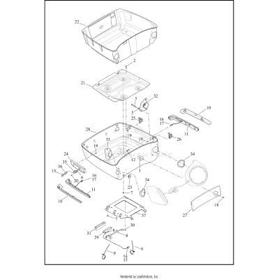 TOUR-PAK (BOTTOM) - FLHTCUTG