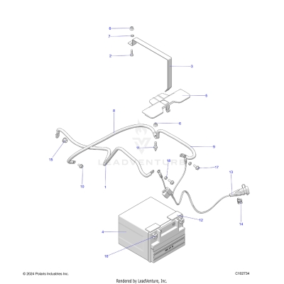 ELECTRICAL, BATTERY - A25SYY95AH (C102734)