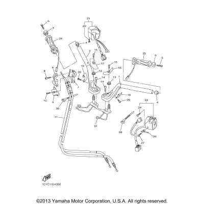 Steering Handle Cable