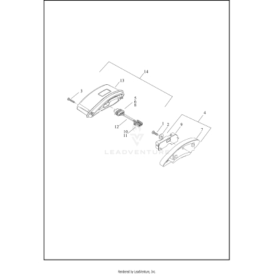 TAIL LAMP AND TURN SIGNALS, REAR - (CANADA, DOMESTIC)