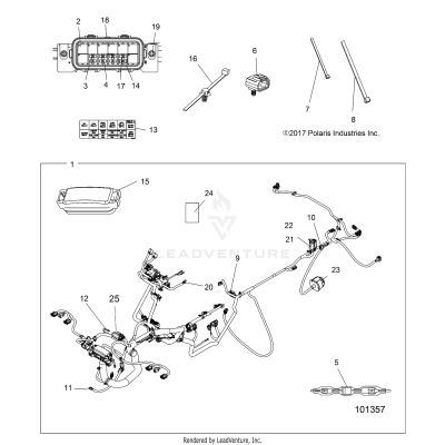 ELECTRICAL, HARNESS - A19SXE95FR (101357)