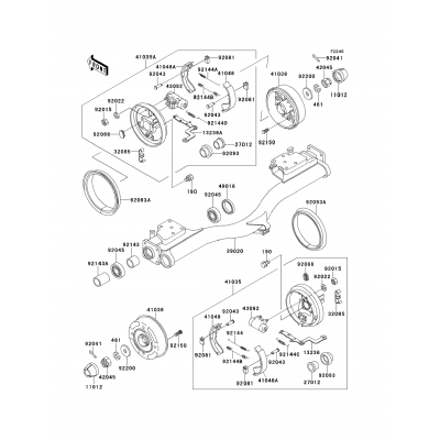 Rear Hubs/Brakes