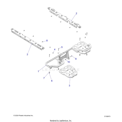 BODY, REAR RACK and BOX SIDE RAILS - A25SKE57A1 (C102673)