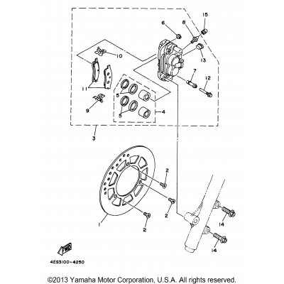 Front Brake Caliper