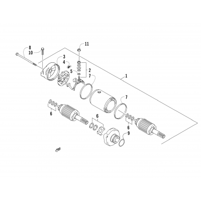 STARTER MOTOR ASSEMBLY