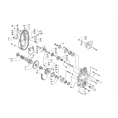 DRIVE/REVERSE DROPCASE ASSEMBLY (Optional)