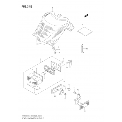 REAR COMBINATION LAMP (VZR1800K8/K9/NK8/NK9)