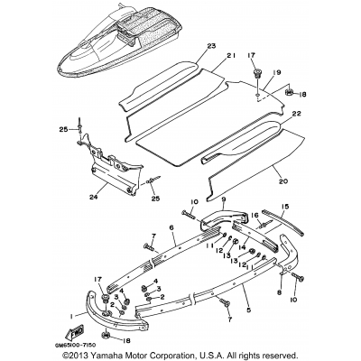 Gunwale Mat