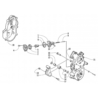 DROPCASE CHAIN TENSION ASSEMBLY