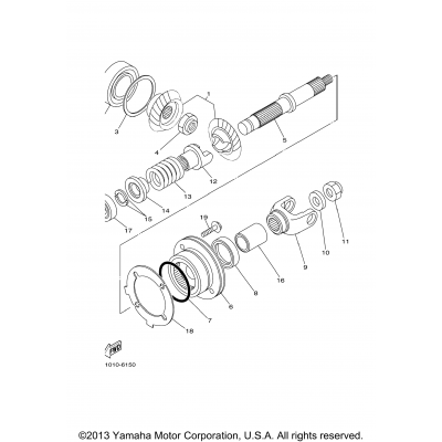 Middle Drive Gear