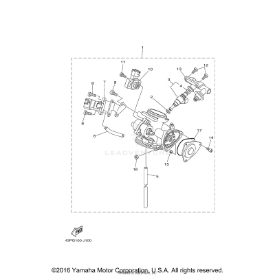 THROTTLE BODY ASSY 1
