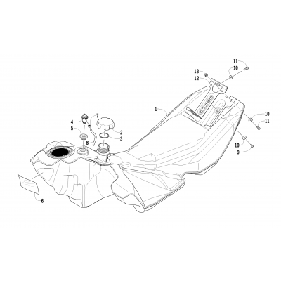 GAS TANK ASSEMBLY