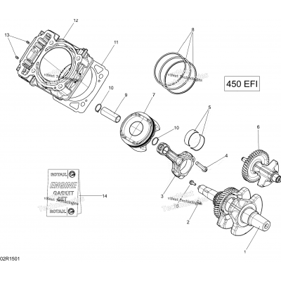 Crankshaft And Pistons