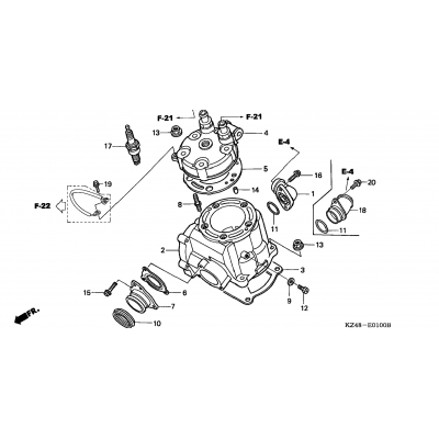 CYLINDER HEAD ('02-'03)