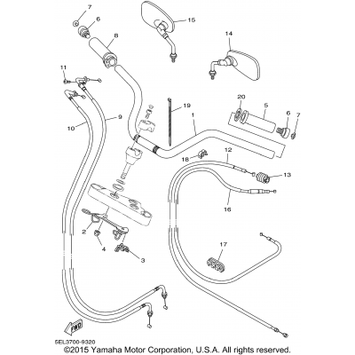 Steering Handle Cable