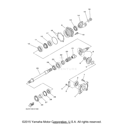 MIDDLE DRIVE GEAR