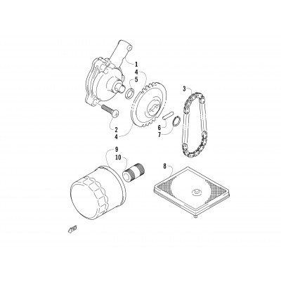 OIL FILTER/PUMP ASSEMBLY