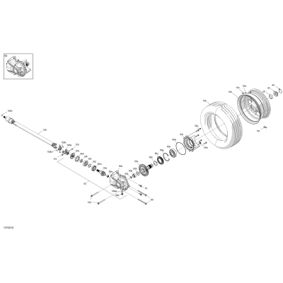 08- Final Drive,  Rear Wheel - Propeller Shaft