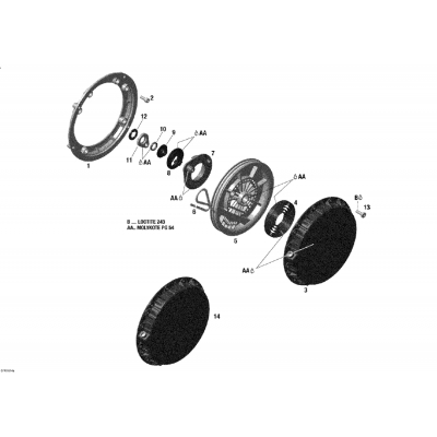 04- Rewind Starter - 600 E-TEC