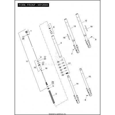 FORK, FRONT - XR1200X