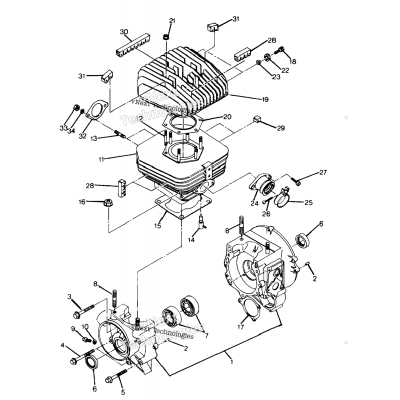 Crankcase & Cylinder Assembly