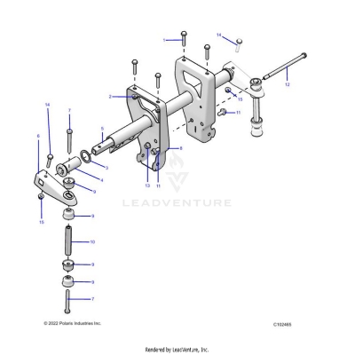 SUSPENSION, TORSION BAR - A23SEF57CA/FA/EA (C102465)