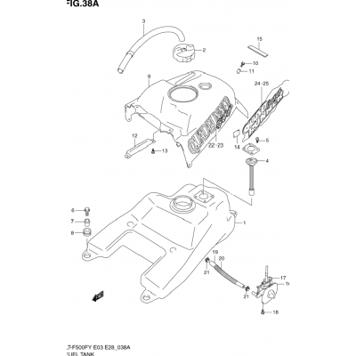 FUEL TANK (MODEL X/Y)