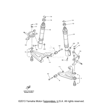 FRONT SUSPENSION WHEEL