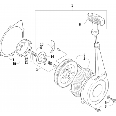 RECOIL STARTER ASSEMBLY