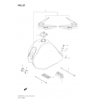 FUEL TANK (DR200SEL3 E28)